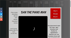 Desktop Screenshot of danthepianoman.com