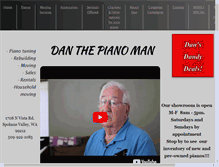 Tablet Screenshot of danthepianoman.com